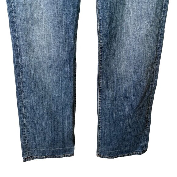 Lucky Brand Dungarees Women's Mid-rise Medium Wash Straight Leg Size 8 - Picture 3 of 12